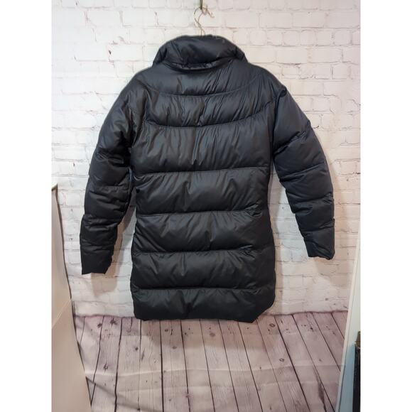 Columbia Omni-Shield Women's M Duck Down Puffer Coat Jacket Black Long - Picture 8 of 13